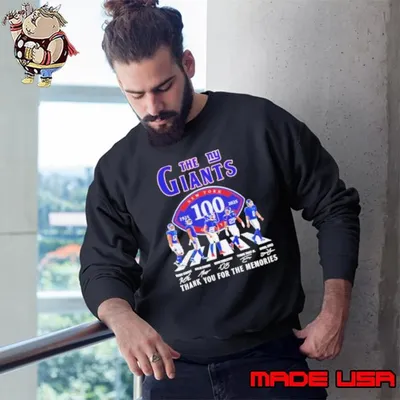 The New York Giants 100th Anniversary 1925 2025 abbey road signature Sweatshirt