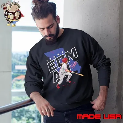 Tommy edman player map American professional baseball utility Sweatshirt