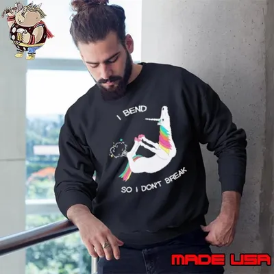 Unicorn Fart I Bend So I Don't Break Sweatshirt