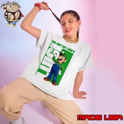 You just got Luici'd Super Mario Bros Ladies tee