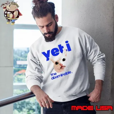 Cat yeti the abominable no boit Sweatshirt