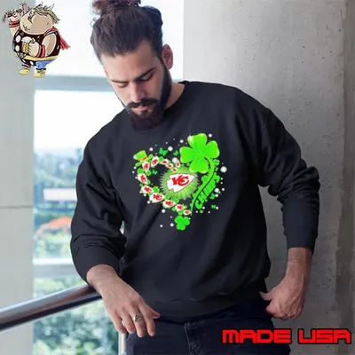 Clover St Patrick’s Day Kansas City Chiefs Fan Favorite Sweatshirt