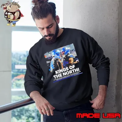 Detroit Lions Kings of the North repeat as champions the NFC North 2024 Sweatshirt
