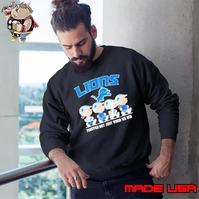 Detroit Lions x Snoopy forever not just when we win Abbey Road Sweatshirt