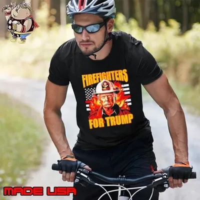 Firefighters for Trump Pray for California LA strong shirt
