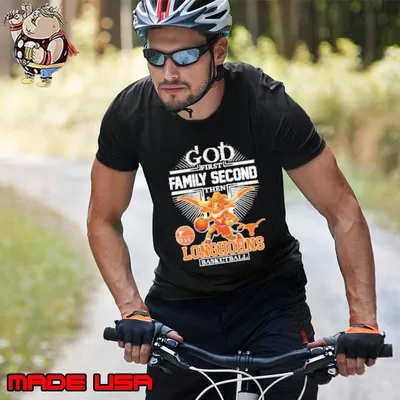God First Family Second The NCAA Texas Longhorns Basketball Shirt