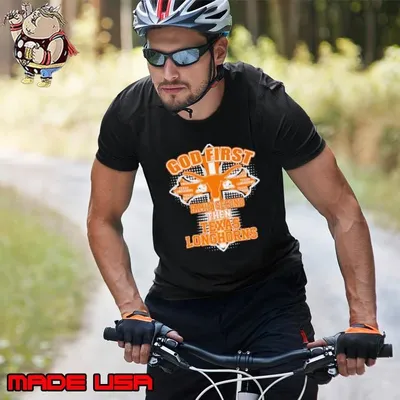 God first family second then Texas Longhorns shirt