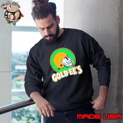 Gold ee's X Buc ee's logo Sweatshirt