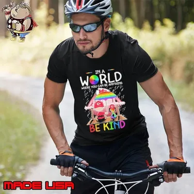 In A World Where You Can Be Anything Kansas City Chiefs Be Kind Shirt