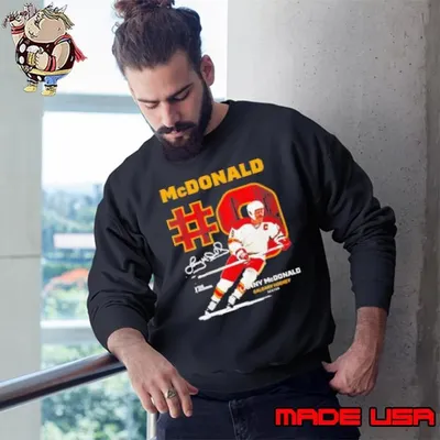 Lanny McDonald Calgary hockey throwback Sweatshirt