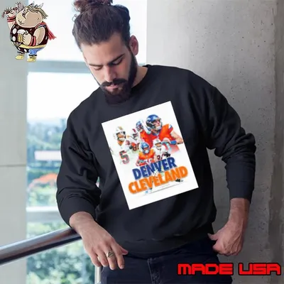 Matchup NFL Cleveland Browns vs. Denver Broncos Dec 2 2024 Sweatshirt