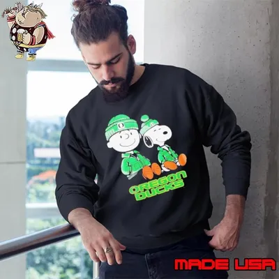 Peanuts x Oregon Ducks Football Sweatshirt