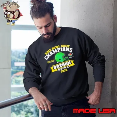 Rose Bowl Game Champions Oregon Ducks 2025 T Sweatshirt