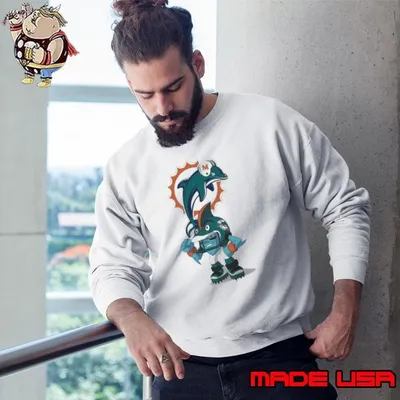 Rush Zone Miami Dolphins NFL Cartoon Character 2025 Shirt