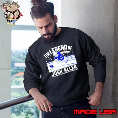 The legend of Josh Allen first QB pass rush receiving TD's in game Sweatshirt