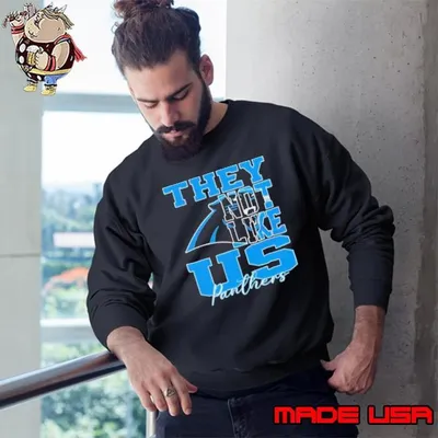 They Not Like Us Carolina Panthers Nfl Football Sweatshirt