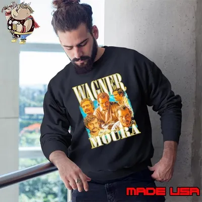 Wagner Moura Brazilian actor director and filmmaker Sweatshirt