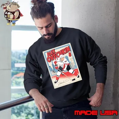 Alexander Ovechkin Russian professional ice hockey left winger Number 8 Comic Sweatshirt