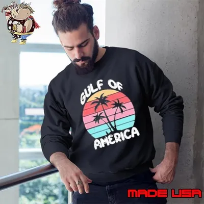 Gulf of America sunset vintage Sweatshirt