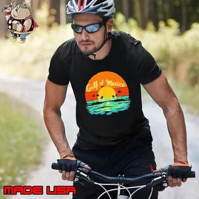 Gulf of Mexico Beach Palms Summer Vacation Shirt