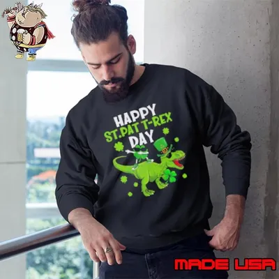 Happy St Pat T Rex Day Dino Shamrock St Patrick's Day shirt