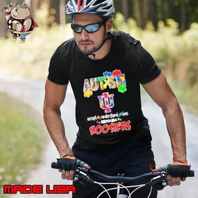 Indiana Hoosiers Autism Accept Understand Love Shirt