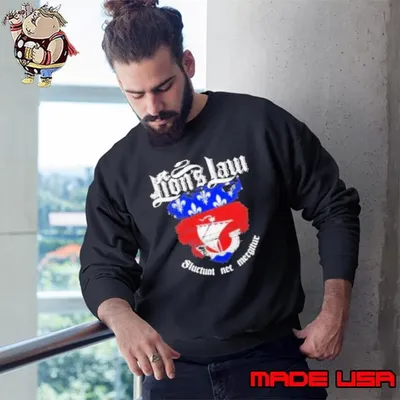 Lion's Law Fluctuat Nec Mergitur Fluctuat Sweatshirt