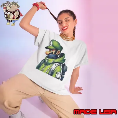 Mario Luigi Mansion Ladies tee