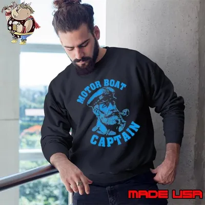 Motor Boat Captain Sweatshirt