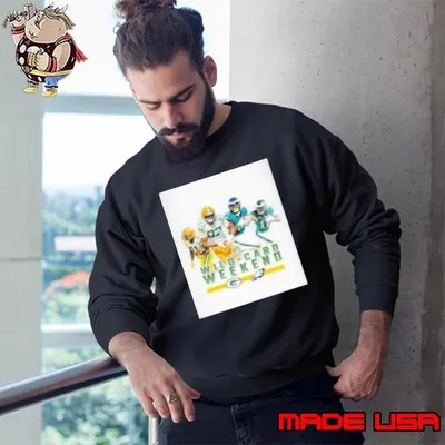 Poster Green Bay Packers At Philadelphia Eagles NFL Football Wild Card Weekend Philadelphia Sweatshirt