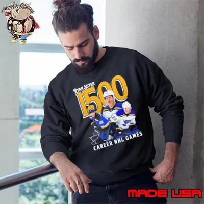 Ryan Suter St. Louis Blues 1500 Career NHL Games Sweatshirt