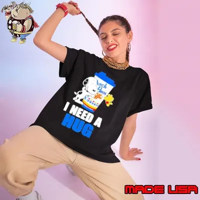 Snoopy Dutch Bros I need a hug Shirt
