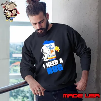 Snoopy Dutch Bros I need a hug Sweatshirt