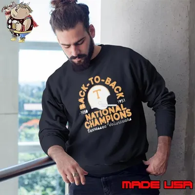 Tennessee Volunteers National Champions back to back Sweatshirt