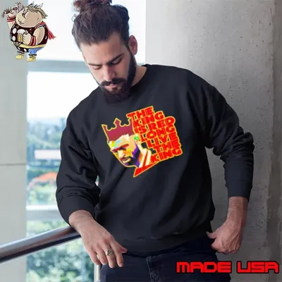 The King is Red long live the King Salah Sweatshirt