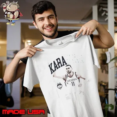 Alex Karaban UConn Huskies portrait shirt