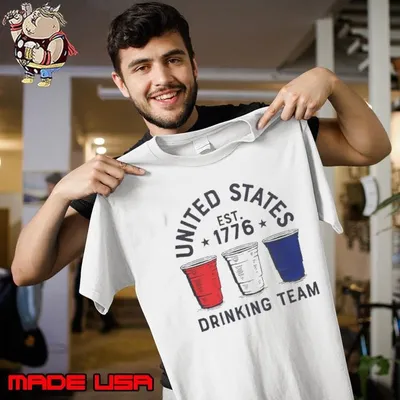 Awesome United States Drinking Team Est 1776 Shirt