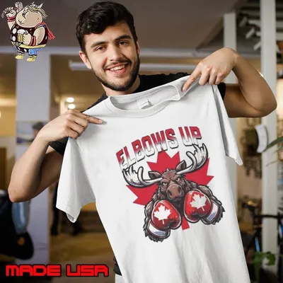 Canada Moose Boxing Elbows Up Shirt