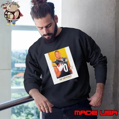 DK Metcalf Pittsburgh Black And Gold Carton Sweatshirt