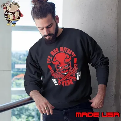 Devil skull the man without fear Sweatshirt