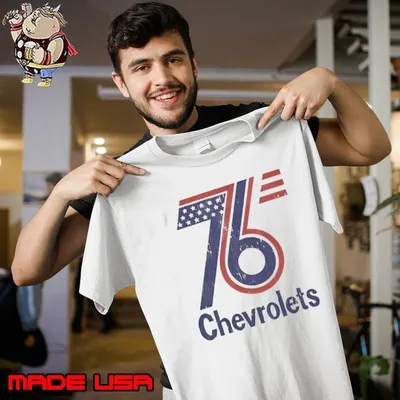 Good Chevrolet Red Blue 76 Graphic Shirt