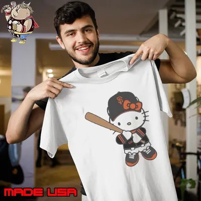Hello Kitty X San Francisco Giants MLB shirt