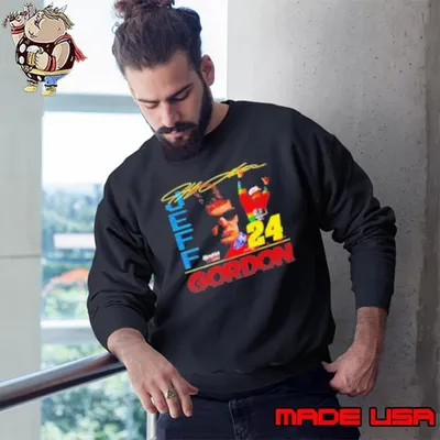 Jeff Gordon no 24 signature vintage Sweatshirt