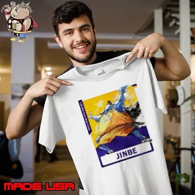 Jinbe Los Angeles Lakers X One Piece anime Shirt