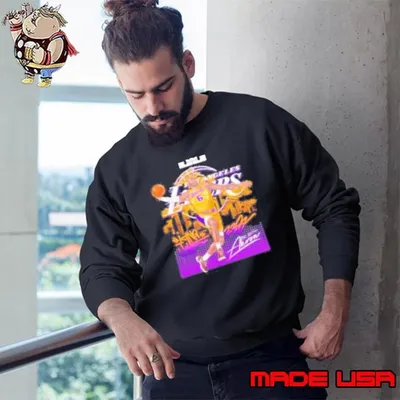 King LeBron James Los Angeles Lakers 90s bootleg signature Sweatshirt