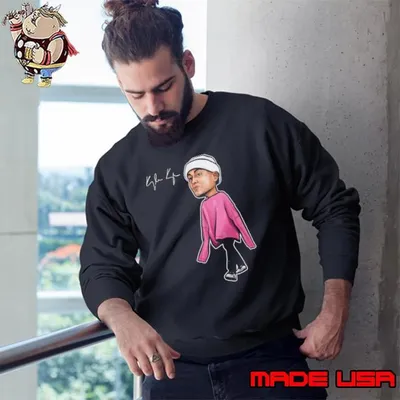 Kyle Kuzma American professional basketball player Pink Sweater Sweatshirt