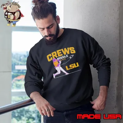 LSU Tigers Baseball Dylan Crews Misslile Sweatshirt