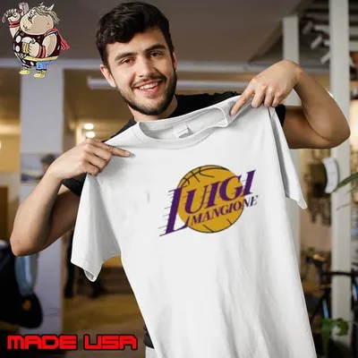 Luigis Mangione X Los Angeles Lakers Shirt