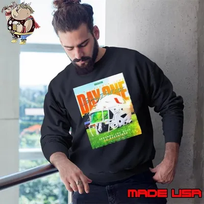 MiamiHurricanes It All Starts Here Day One Spring Ball 2025 Legends Are Made On Greentree Helmet Poster Sweatshirt