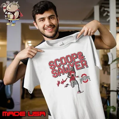 Ohio State Buckeyes Vs Notre Dame Fighting Irish Jack Sawyer Scoop And Score Signature shirt